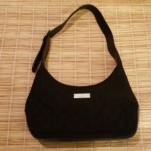 Gucci Hobo Bag Leather /Monogrammed.